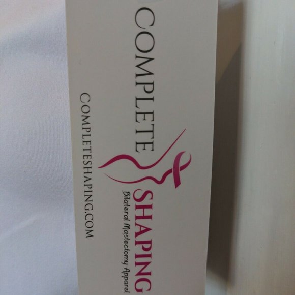 Mastectomy Camisole with Integrated Prosthetics, Large w D Cup, New, White, NWT - Picture 3 of 7